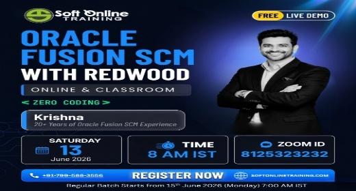🚀 Transform Your Supply Chain Career with Oracle Fusion SCM with Redwood &ndash; Free Live Demo by Soft Online Training